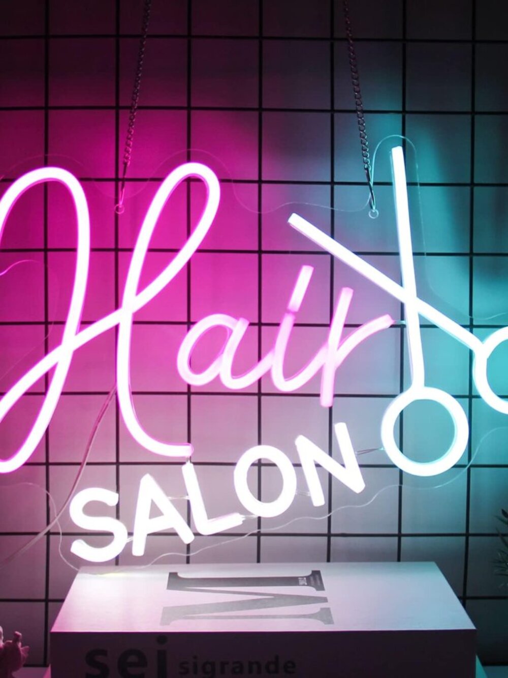 Neon Sign Haircut LED Light Up Sign for Beauty Room Barber Decor